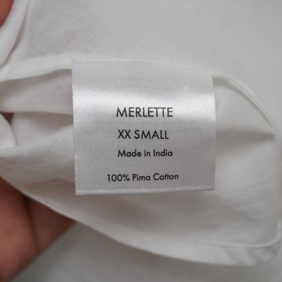 Merlette Ballou Floral 100% Cotton Eyelet Minidress XXS - Picture 12 of 13